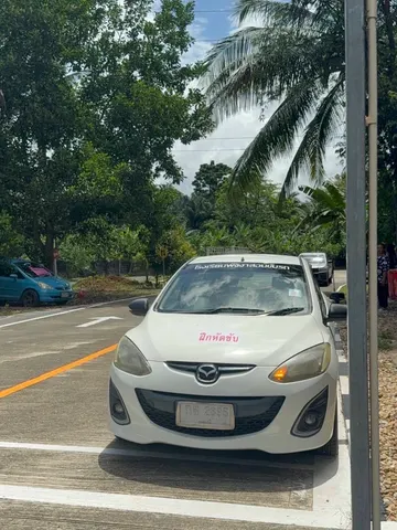 On the car track