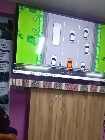 Road-hazard video in class